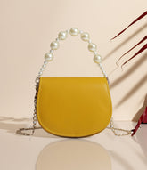 - Handbag Midnight Pearl Charm - Mustard